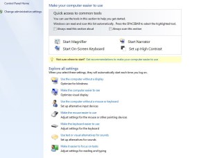 ease of access centre